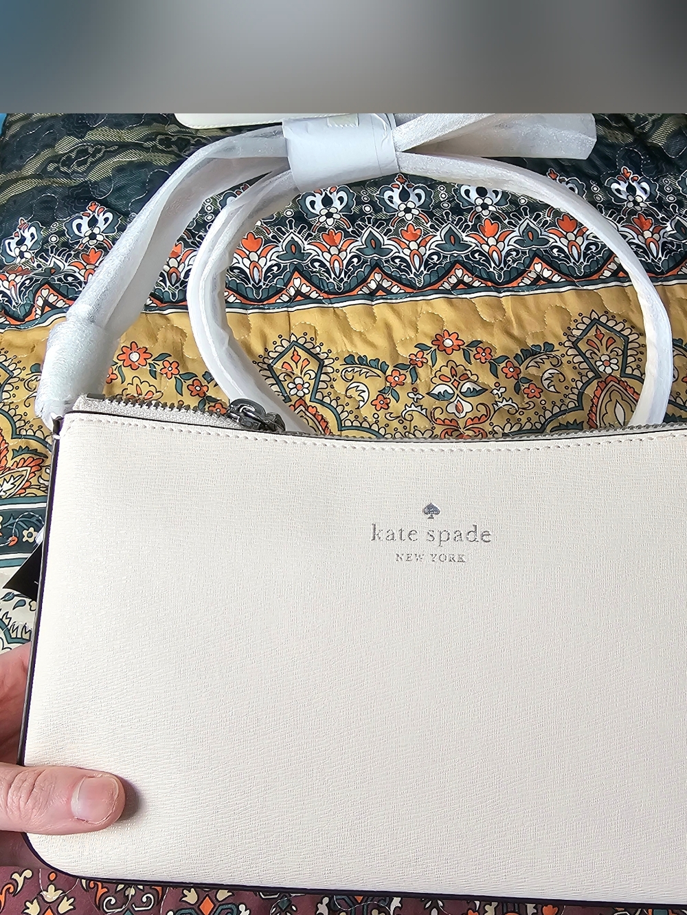 New Kate Spade Blush Medium Leather Cossbody Bag